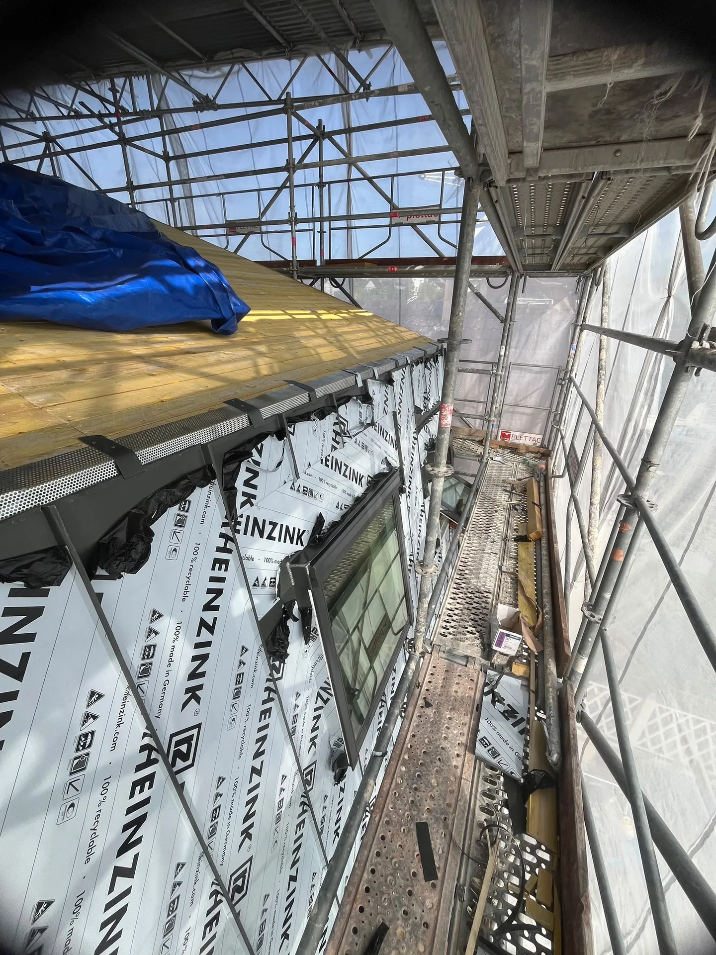 Surélévation en ossature bois et rénovation complète d'une maison — Chantier 2